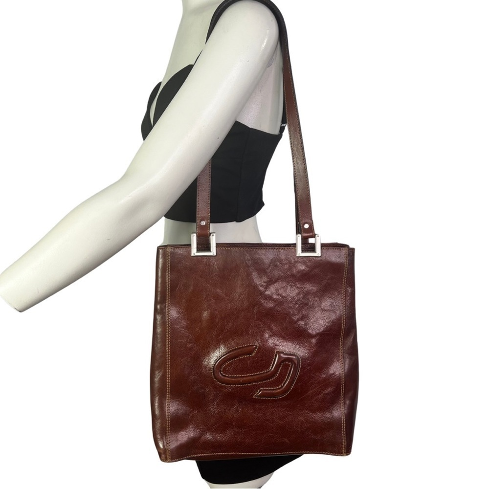 CONDOR VINTAGE BROWN LEATHER BAG  WOMEN TOTE BAG